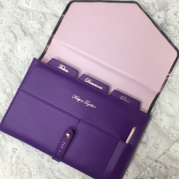 Ted Baker Bags Floral Travel Wallet Document Holder Poshmark